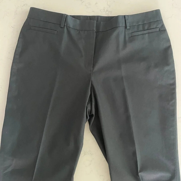 Brooks Brothers "346" Natalie Fit Straight Leg 100% Cotton Pants Navy Sz 14 NWOT - Picture 2 of 14